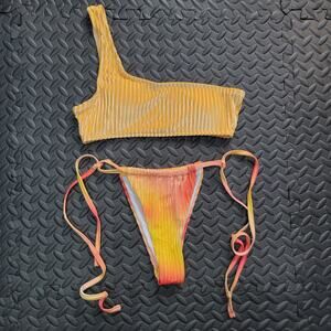 Dippin Daisy's Velvet Ombre String Bikini Ready Cruise Summer Vacation Resort